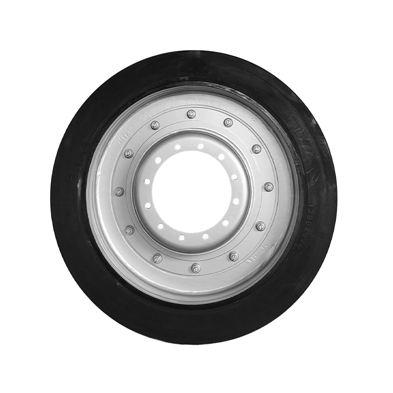 Bonded Solid Tires Are Suitable For Stackers, Heavy Forks, IGV, AGV, ART And Other Flatbed Transport Equipment Or Mining Equipment