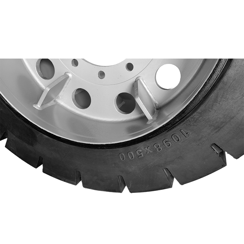 How to prevent adhesive interface contamination during the manufacturing process of bonded solid tires for mining trucks?